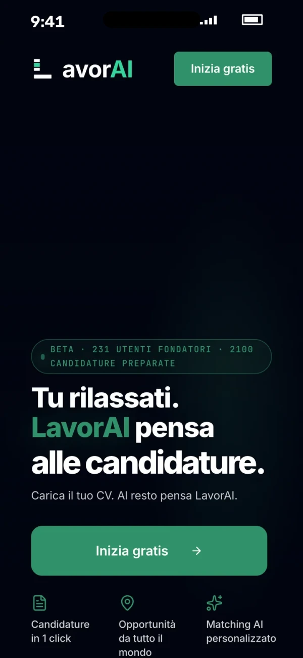 LavorAI — versione mobile