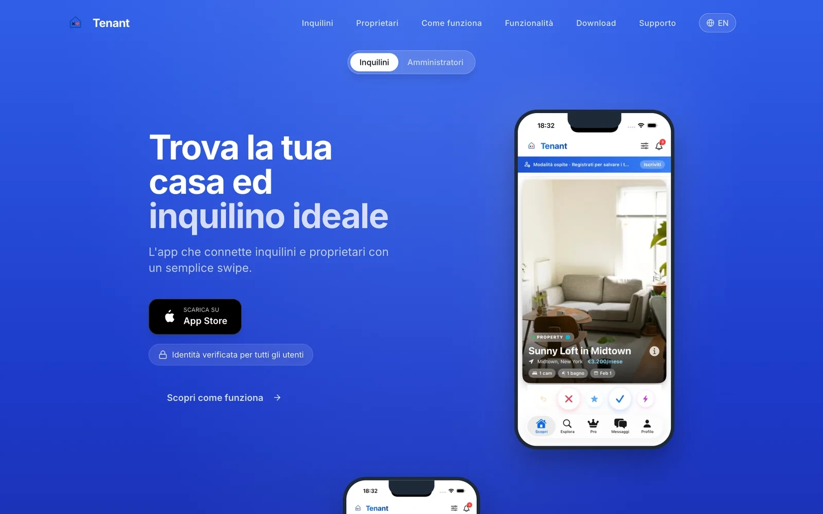 MyTenant — versione desktop
